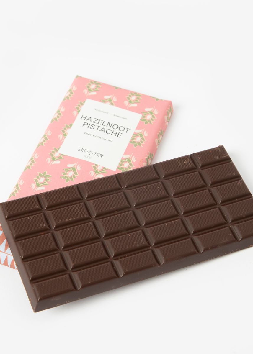 Chocoladereep puur Hazelnoot Pistache