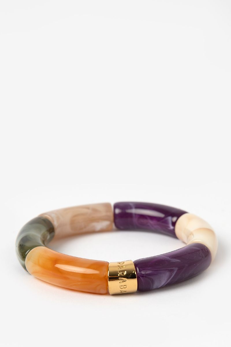 parabaya bracelet en résine - violet