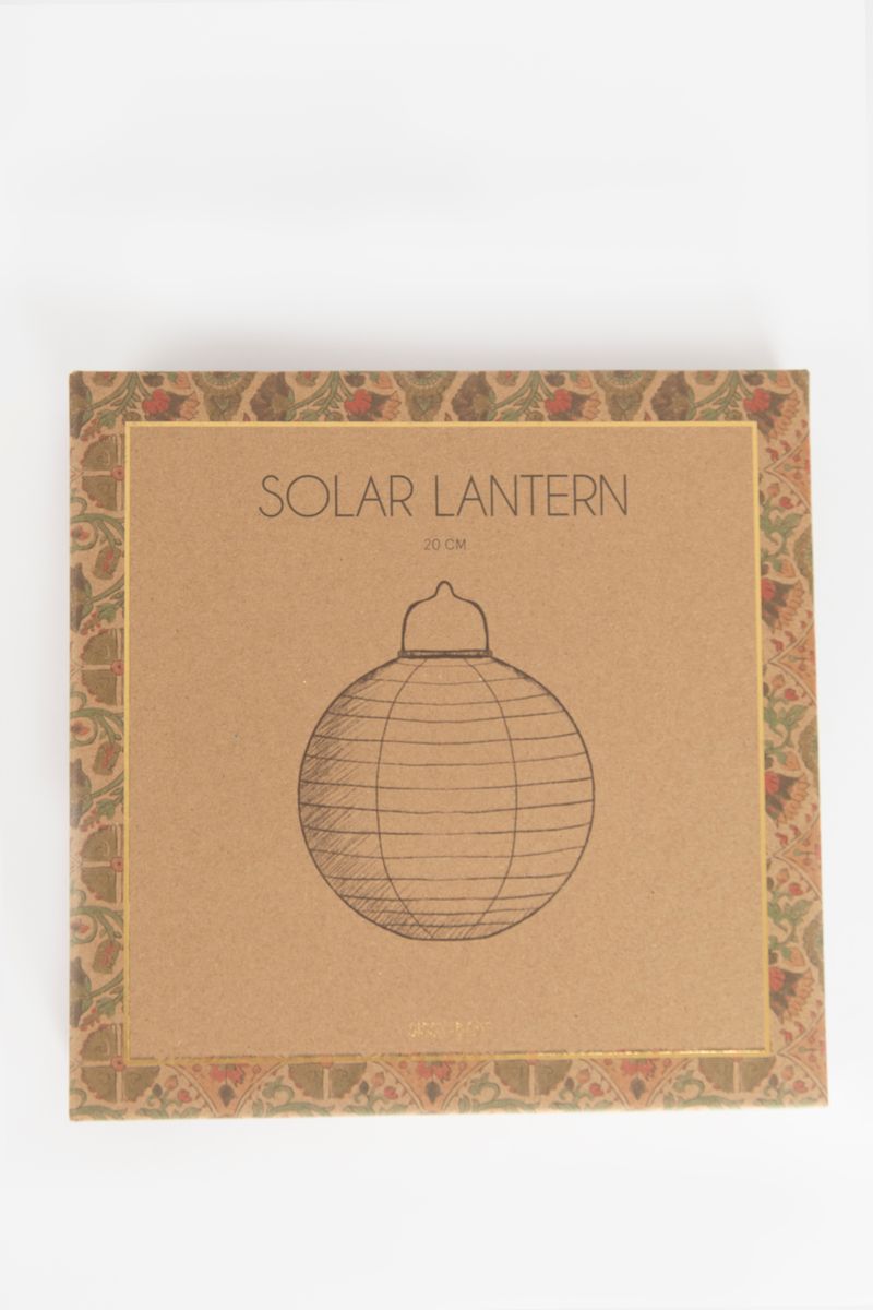 Multicolour Solar Lampion Met Bloemen