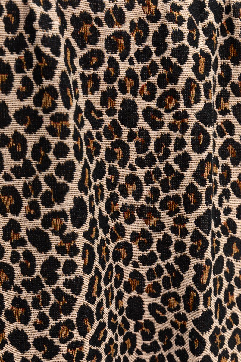 Couvre-lit Tissé Jacquard Avec Imprimé Léopard (200x500) - Marron - Sissy-Boy - Modalova