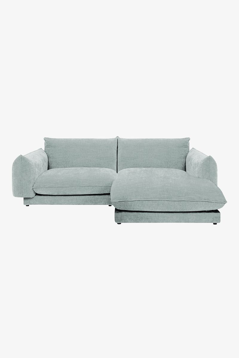 Countess 3-zits bank chaise longue rechts Artic Sky