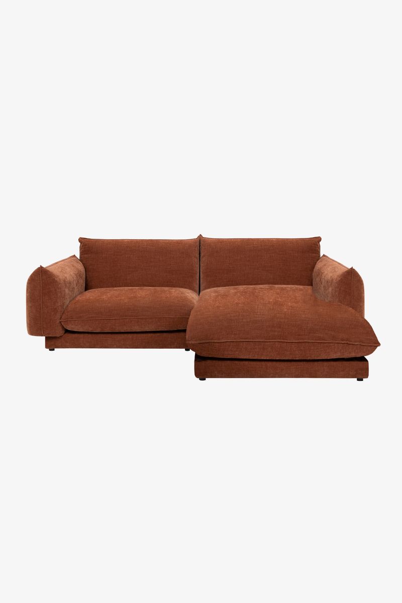 Countess 3-zits Bank Chaise Longue Rechts Rust