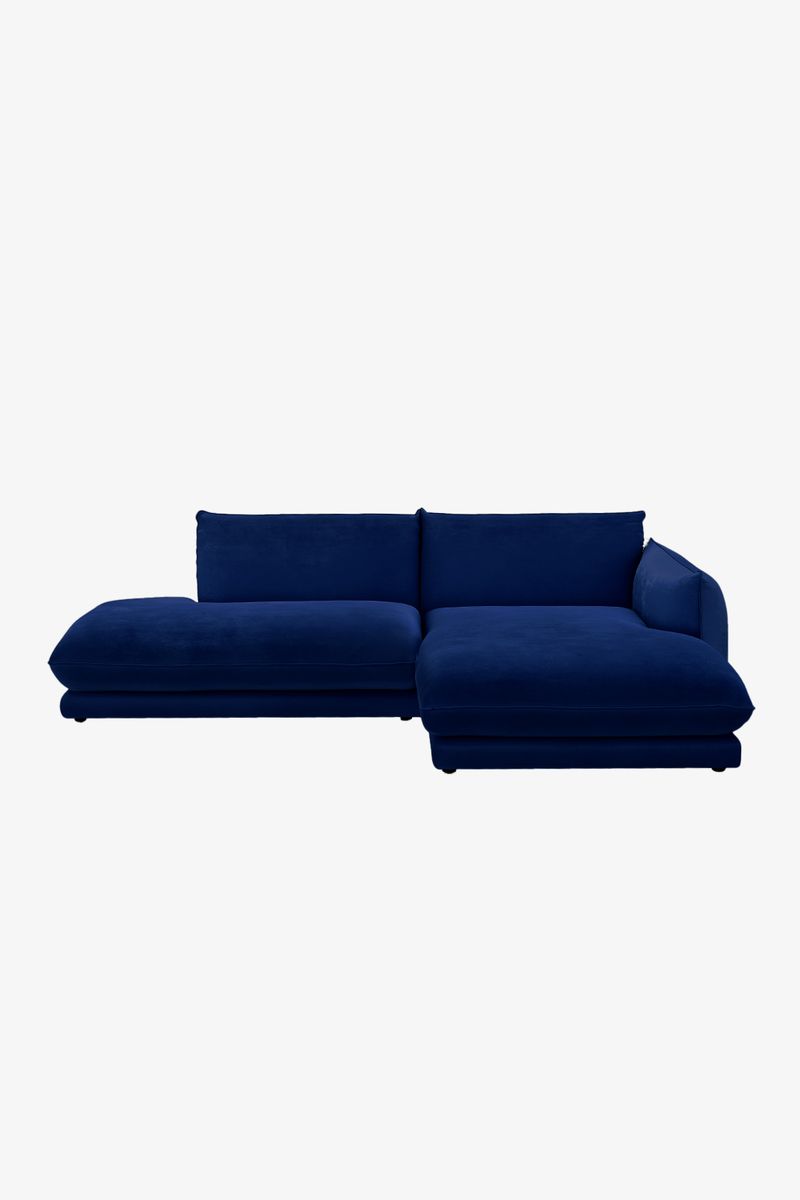 Countess 3-zits Bank Chaise Longue Rechts Otto Longue Links Dark Blue