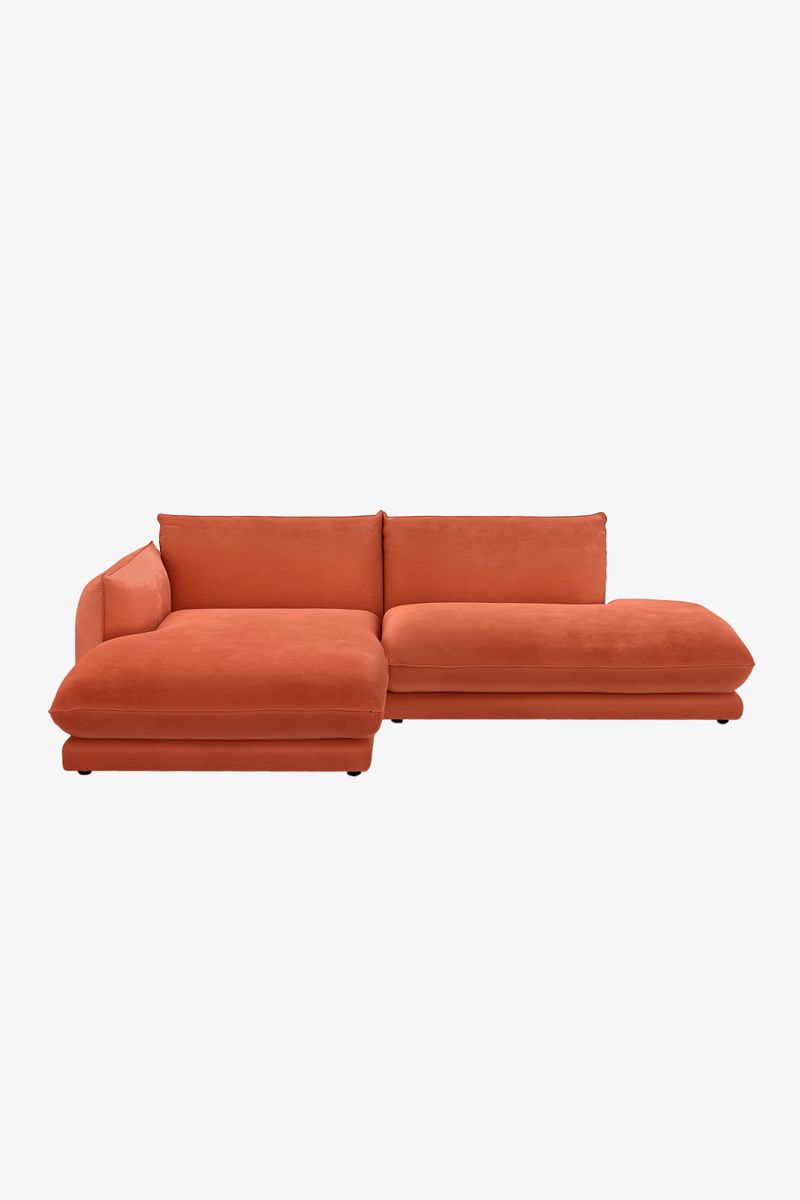 Countess 3-zits Bank Chaise Longue Links Otto Longue Rechts Copper