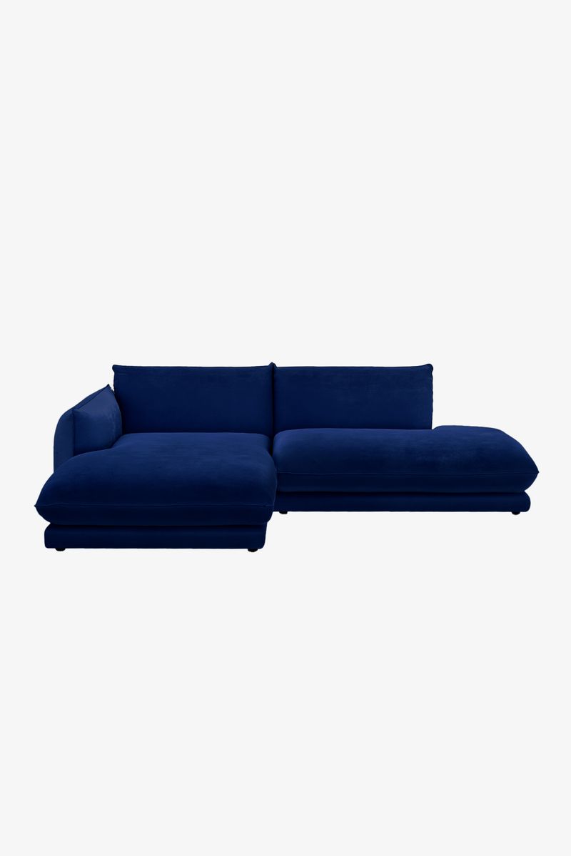 Countess 3-zits Bank Chaise Longue Links Otto Longue Rechts Dark Blue