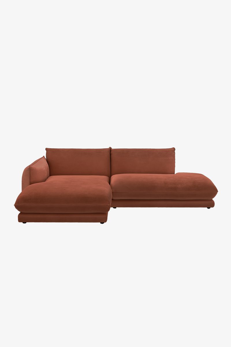 Countess 3-zits Bank Chaise Longue Links Otto Longue Rechts Brown