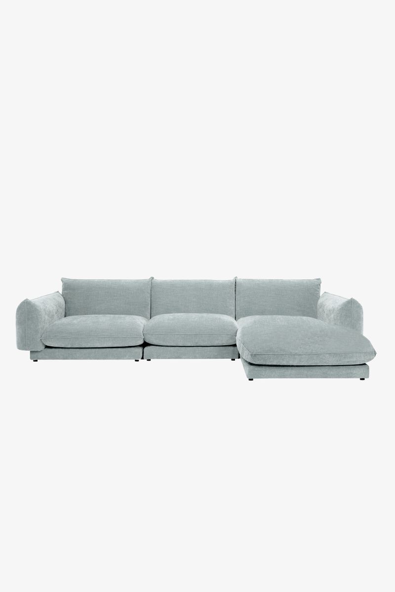 Countess 4-zits bank chaise longue rechts Artic Sky