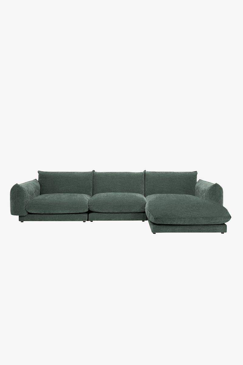 Countess 4-zits Bank Chaise Longue Rechts Thyme