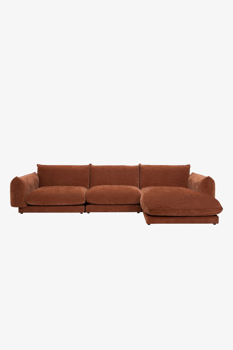 Countess 4-zits Bank Chaise Longue Rechts Rust