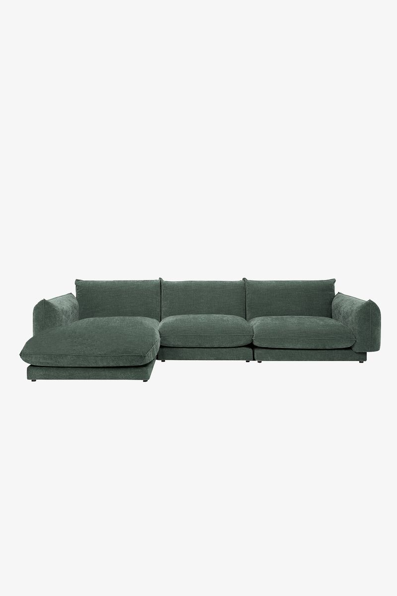 Countess 4-zits Bank Chaise Longue Links Thyme