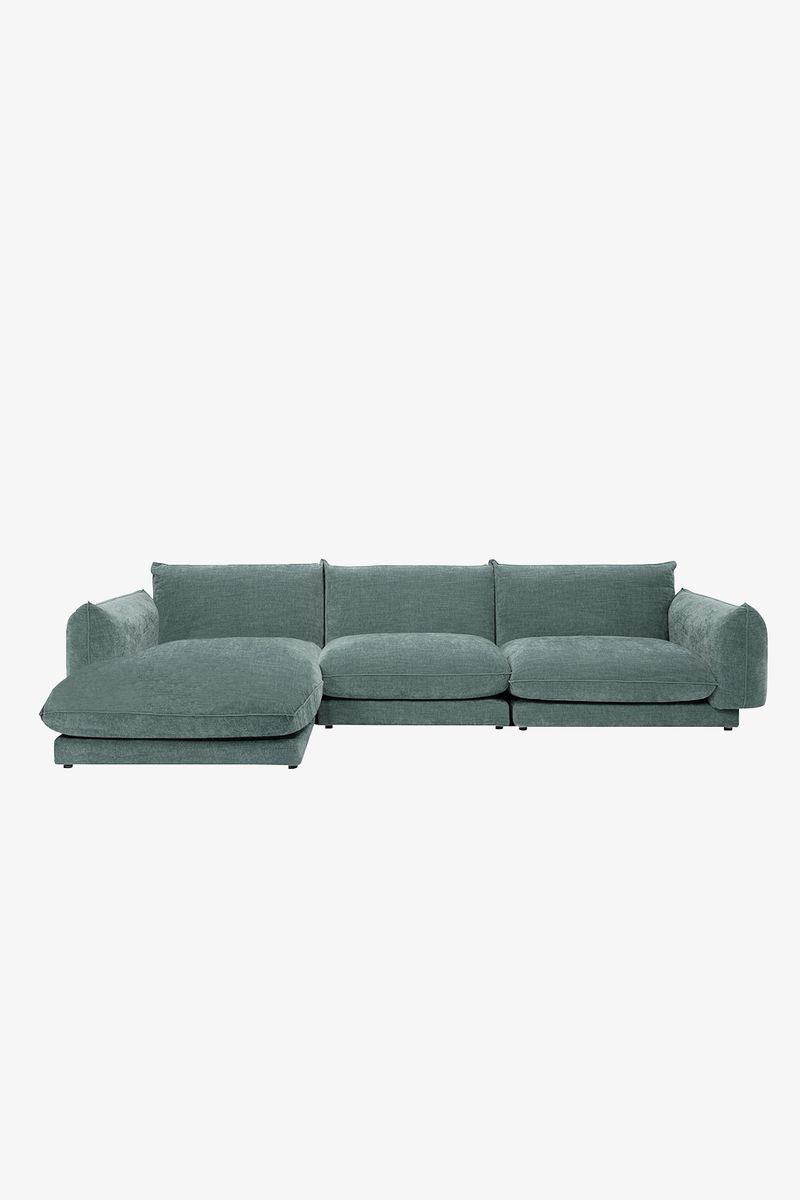 Countess 4-zits Bank Chaise Longue Links Grey