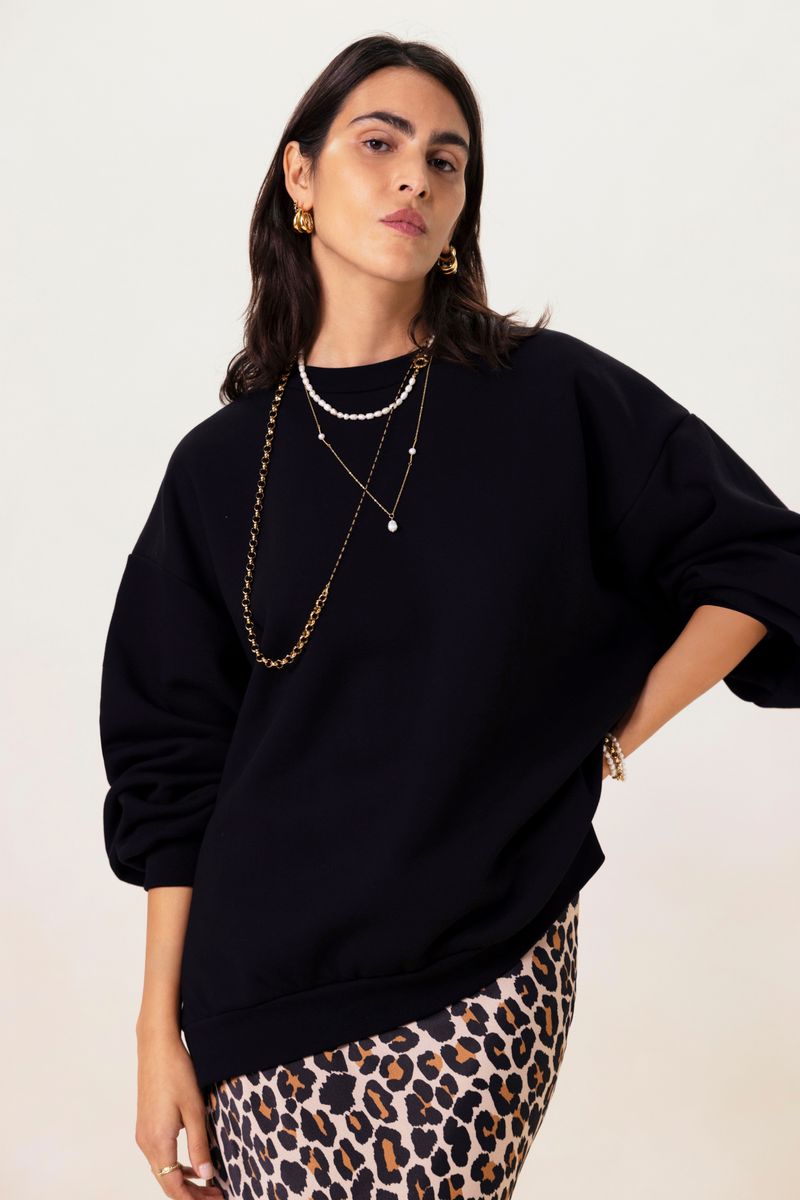 Zwarte Oversized Sweater