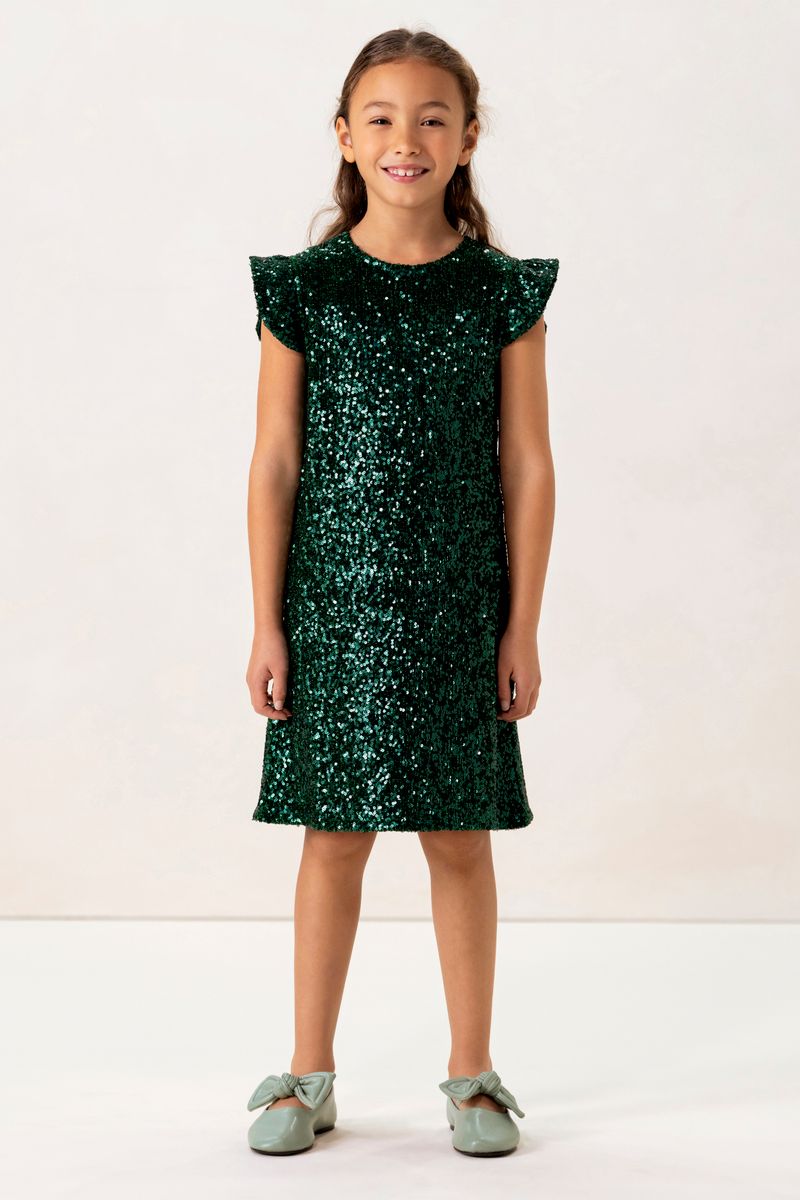 Groene Jurk Met Pailletten