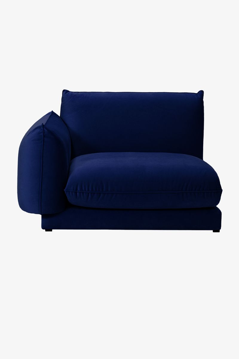 Countess Stoel Hoekelement Links Dark Blue