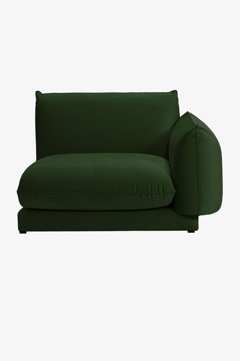 Countess Stoel Hoekelement Rechts Dark Green