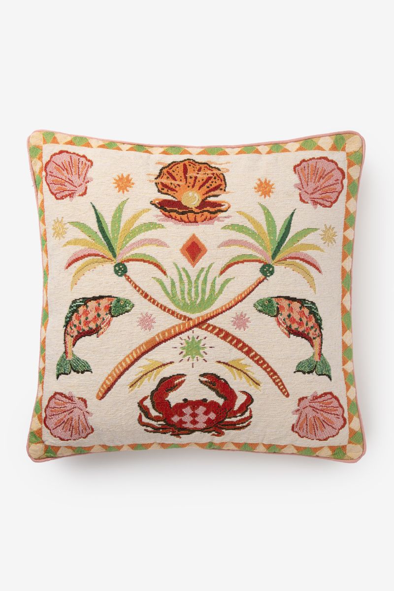 Multicolour Kussen Met Print