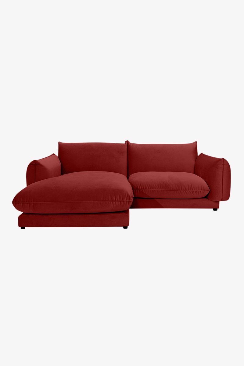 Countess 3-zits bank chaise longue links Royal Bordeaux