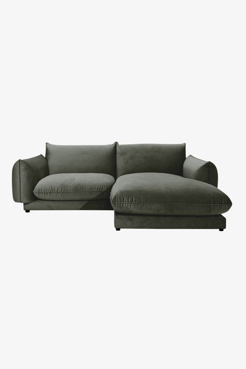 Countess 3-zits bank chaise longue rechts Royal Hunter