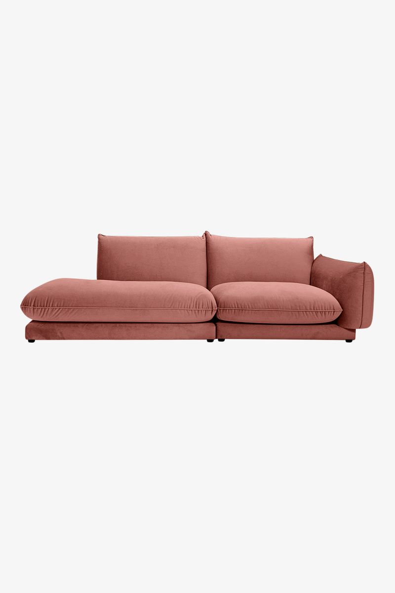 Countess 3-zits bank otto longue links Royal Blush