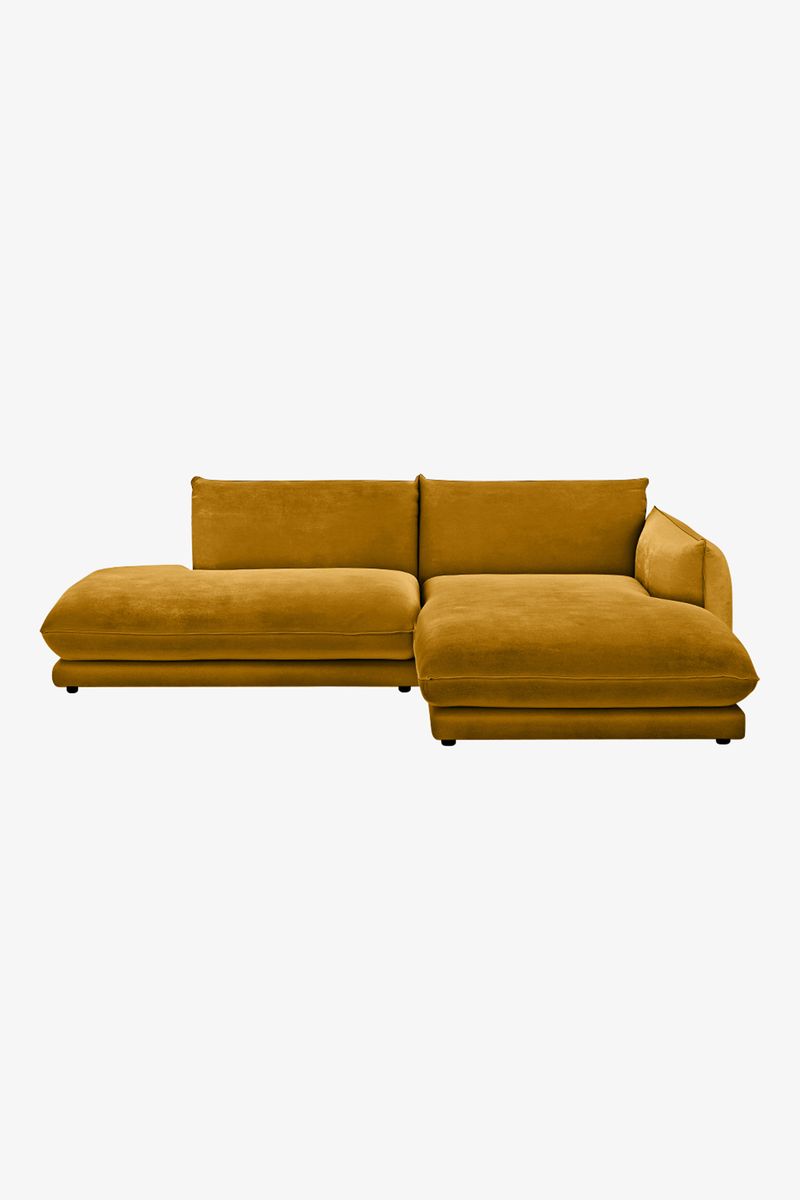 Countess 3-zits bank chaise longue rechts otto longue links Royal Gold
