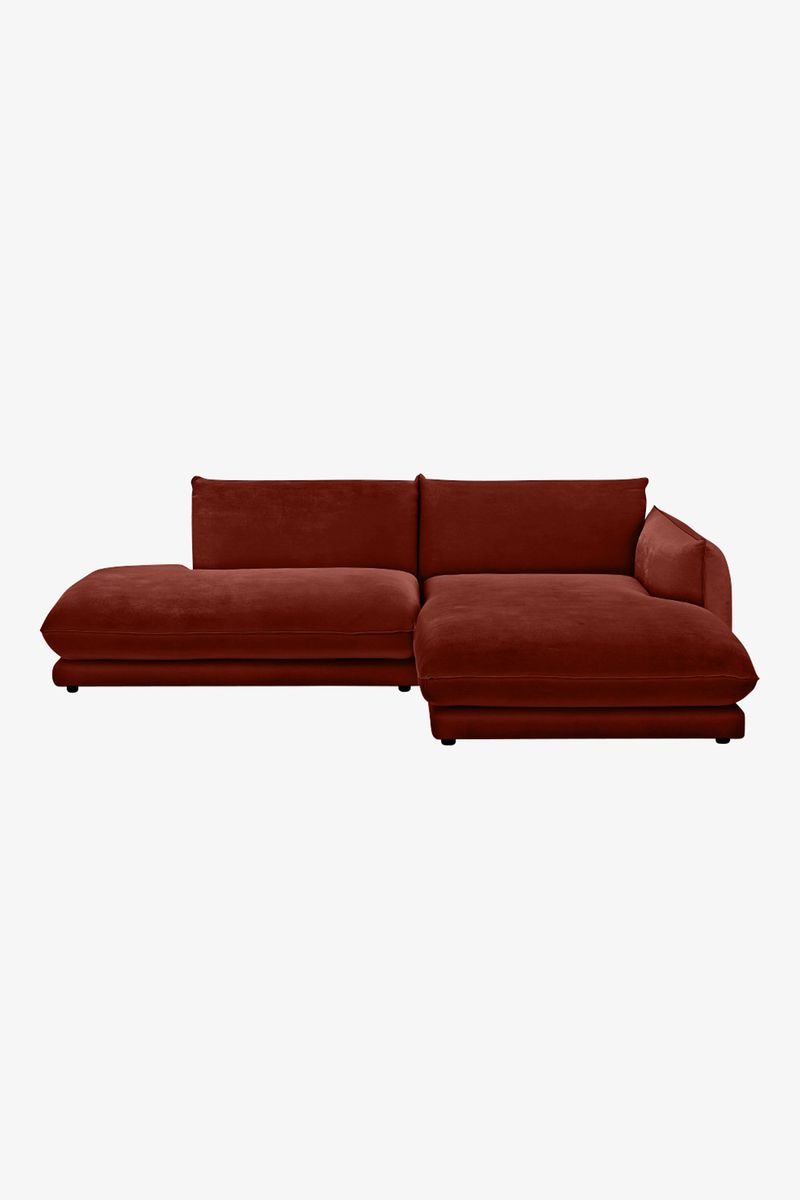 Countess 3-zits bank chaise longue rechts otto longue links Royal Copper