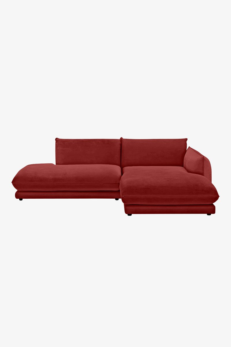 Countess 3-zits bank chaise longue rechts otto longue links Royal Bordeaux