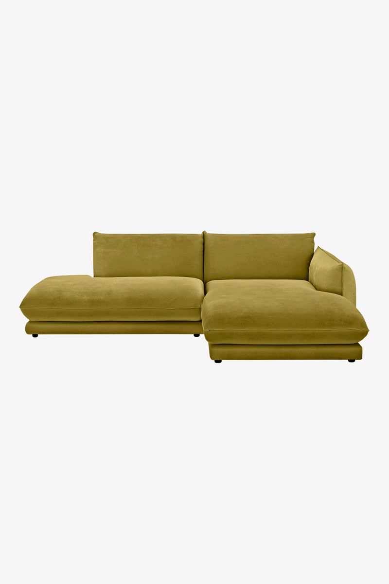 Countess 3-zits bank chaise longue rechts otto longue links Royal Pistachio