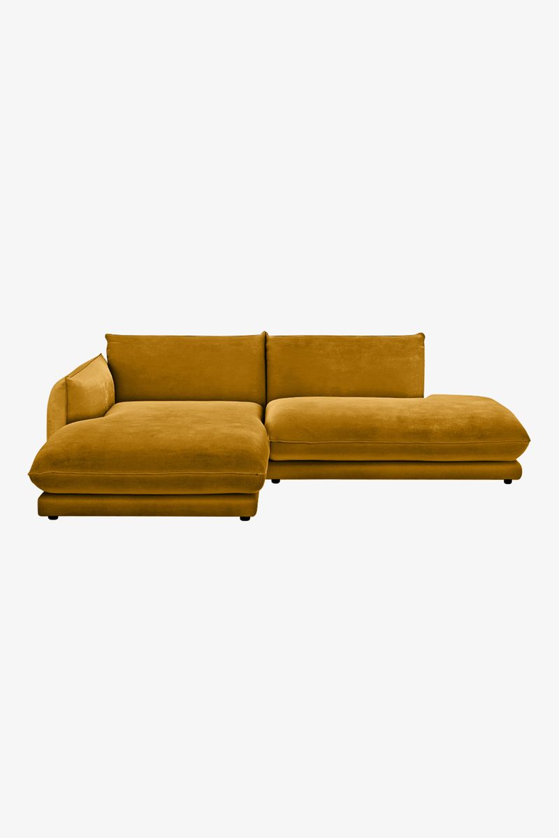 Countess 3-zits bank chaise longue links otto longue rechts Royal Gold