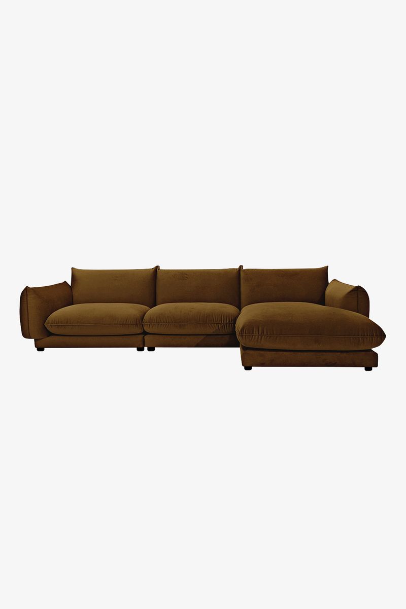 Countess 4-zits bank chaise longue rechts Royal Army