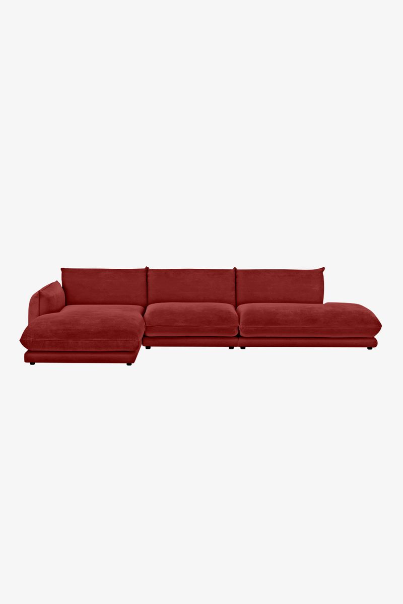 Countess 4-zits bank chaise longue links otto longue rechts Royal Bordeaux