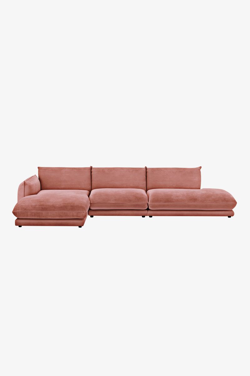 Countess 4-zits bank chaise longue links otto longue rechts Royal Blush