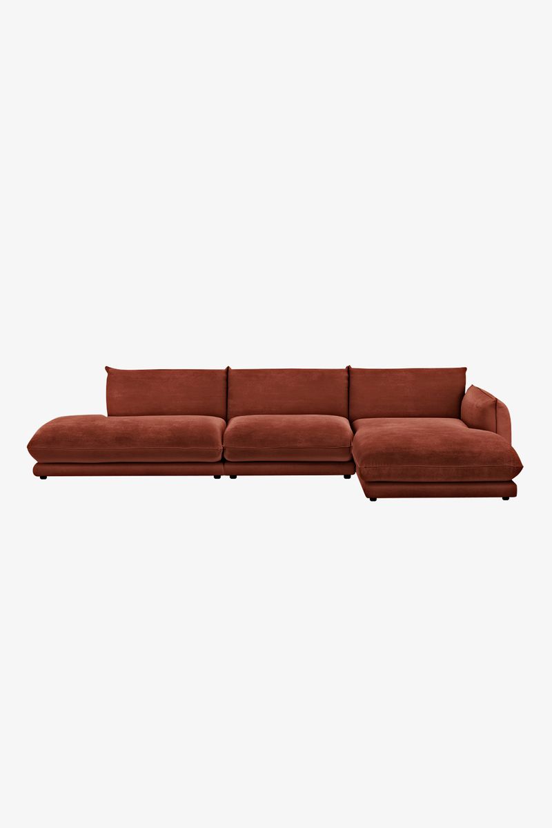 Countess 4-zits bank chaise longue rechts otto longue links Royal Magnolia