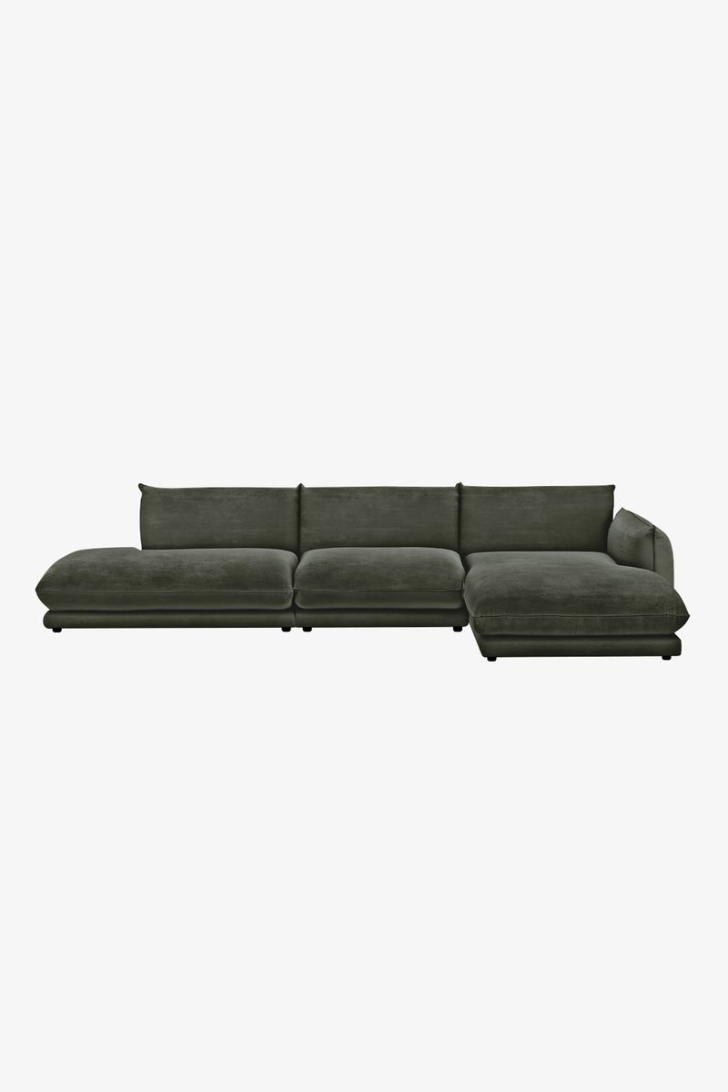 Countess 4-zits bank chaise longue rechts otto longue links Royal Hunter