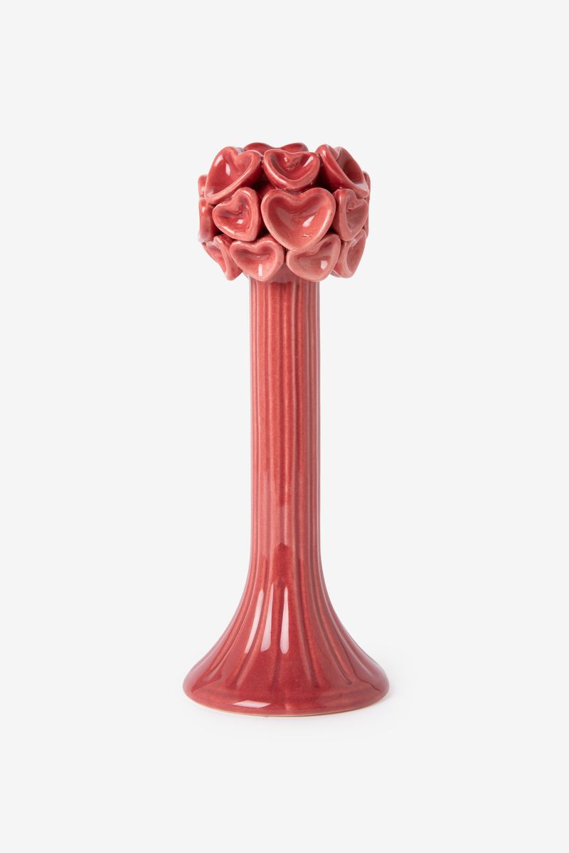 Kerzenhalter Mit Herzen – Rosa