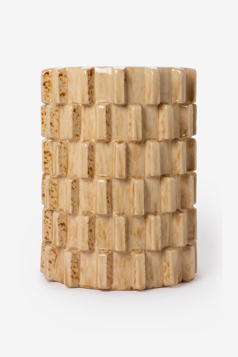 WOOOD Beistelltisch Aus Keramik – Beige