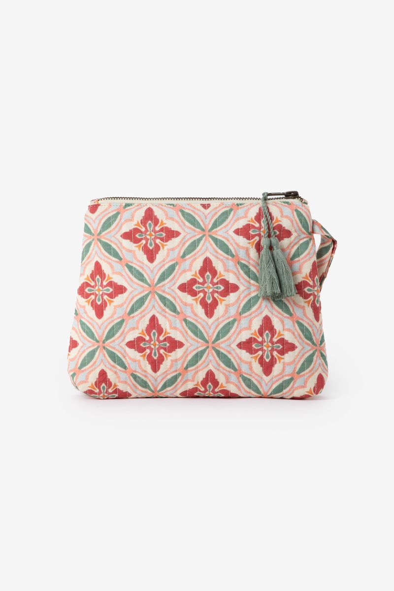 Multicolour Quilted Serene Make-up Tas