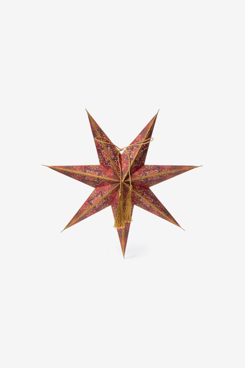 LED-Weihnachtsstern Small - Dunkelrosa
