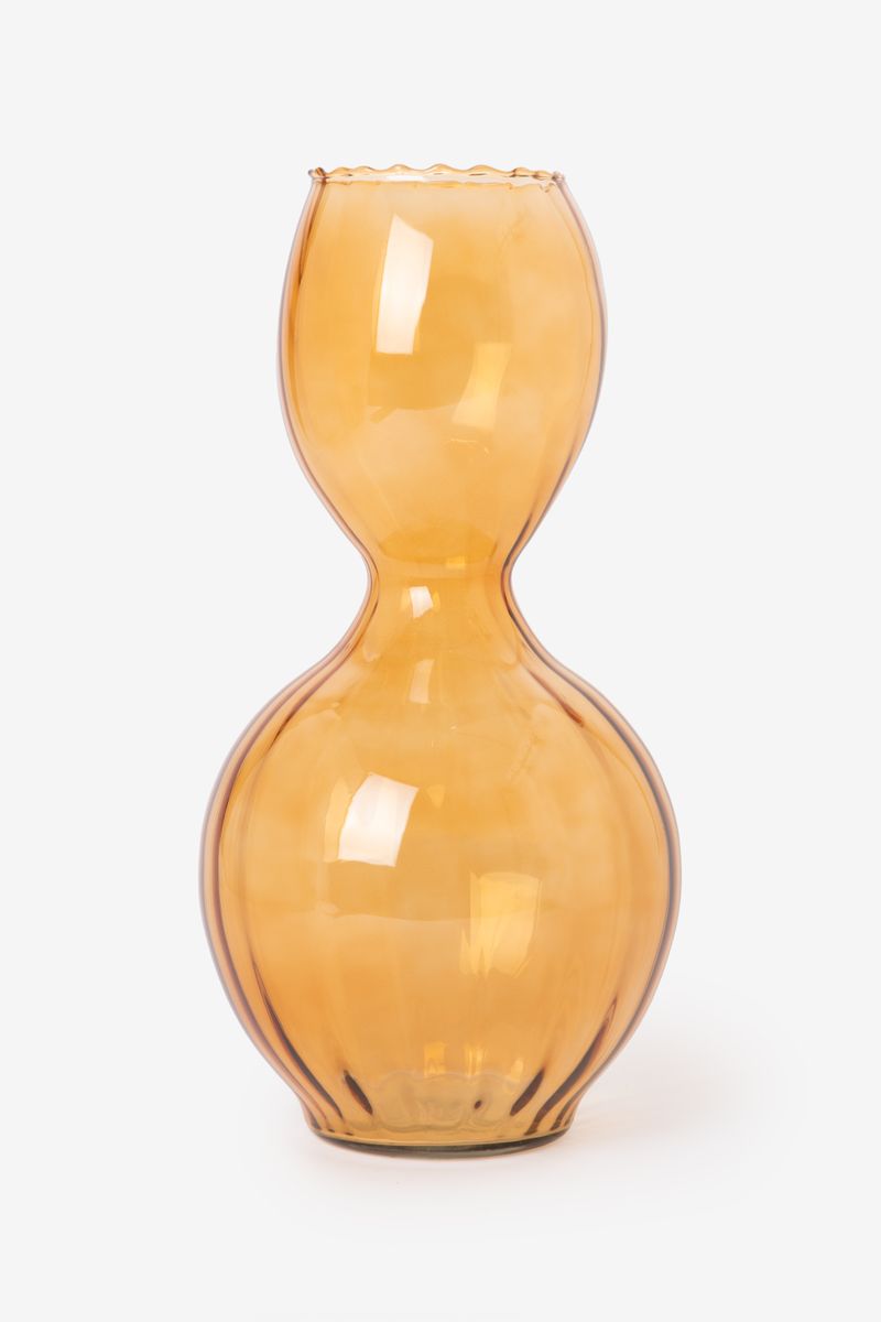 Glasvase Large – Braun