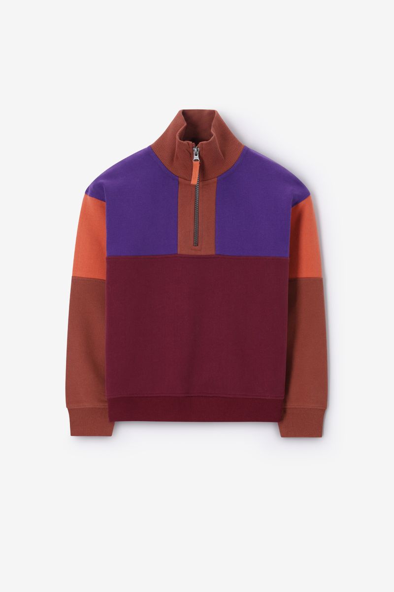Multicolour Sweater Met Colourblock Patroon