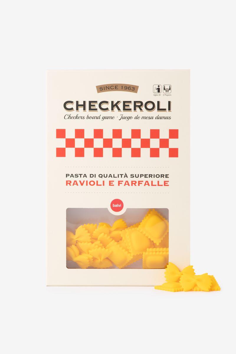 Balvi Checkeroli Damespiel – Mehrfarbig