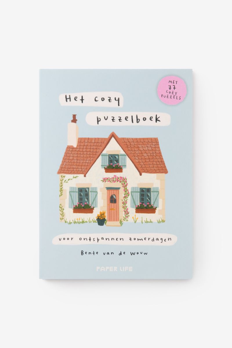 Puzzelboek Voor Ontspannen Zomerdagen