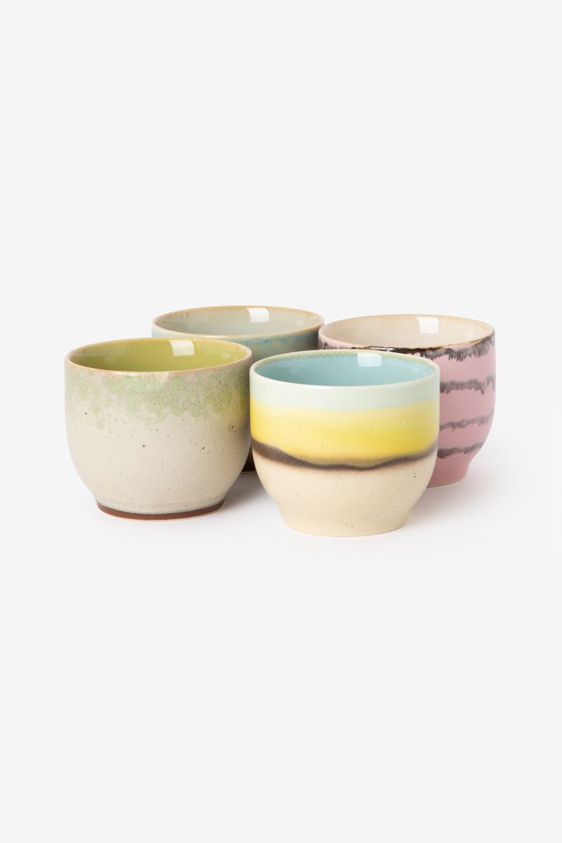 HK Living 70’s Deco Kaffeebecher-Set