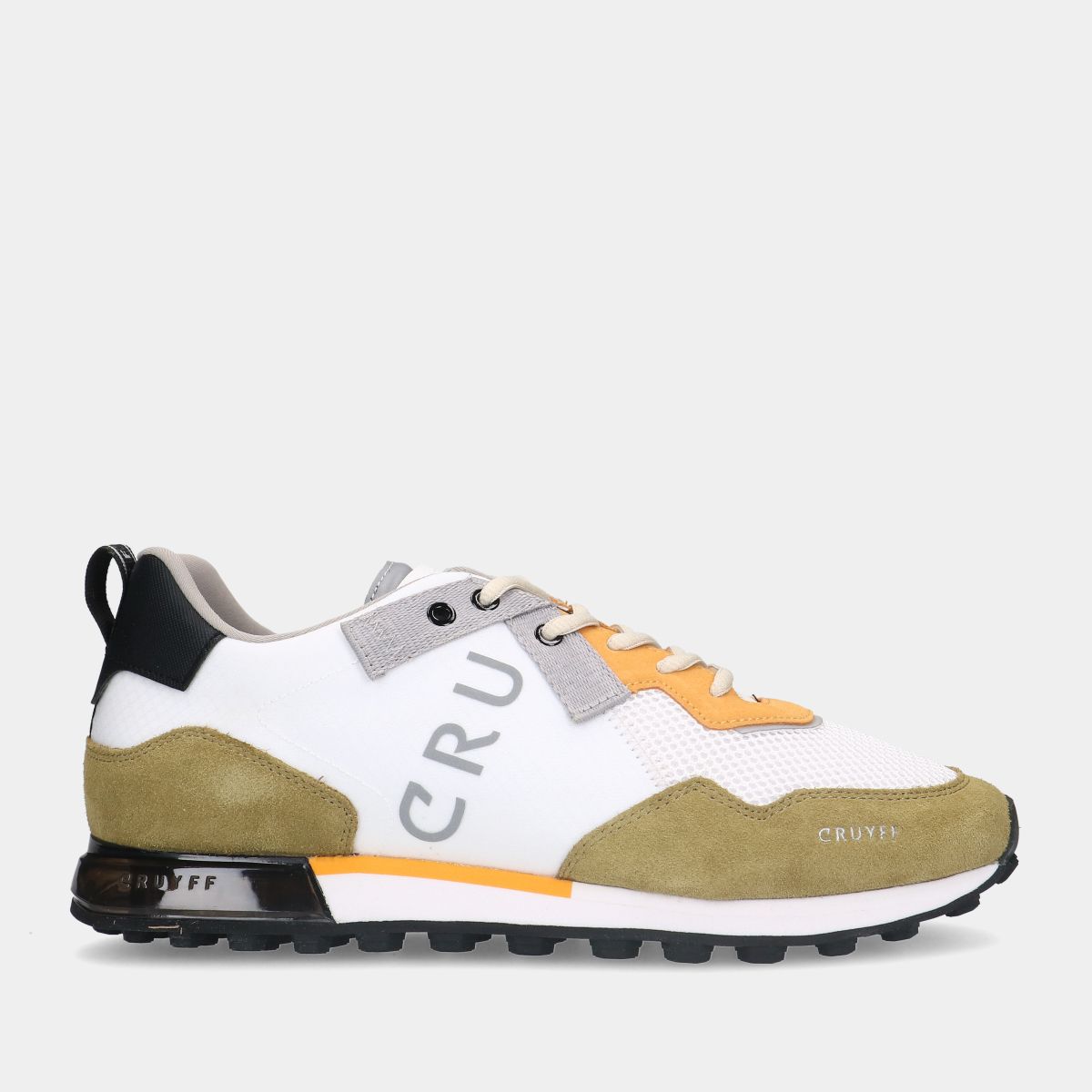 cruyff superbia 154 white/lawn green heren sneakers (maat 46)