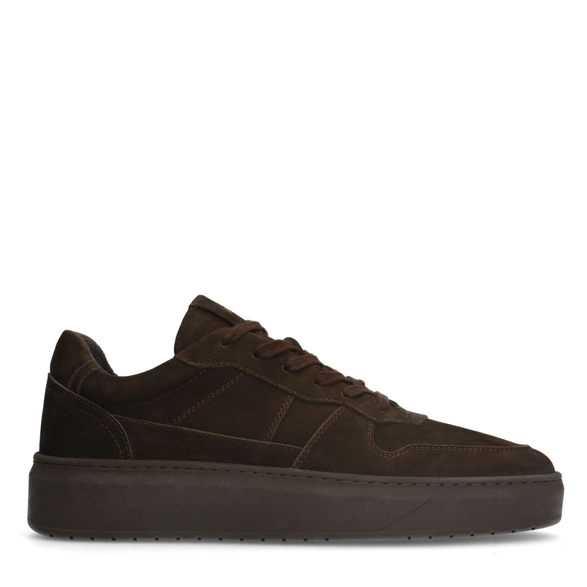 Bruine nubuck sneakers