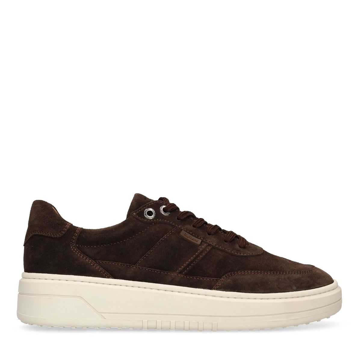 Bruine suède sneakers
