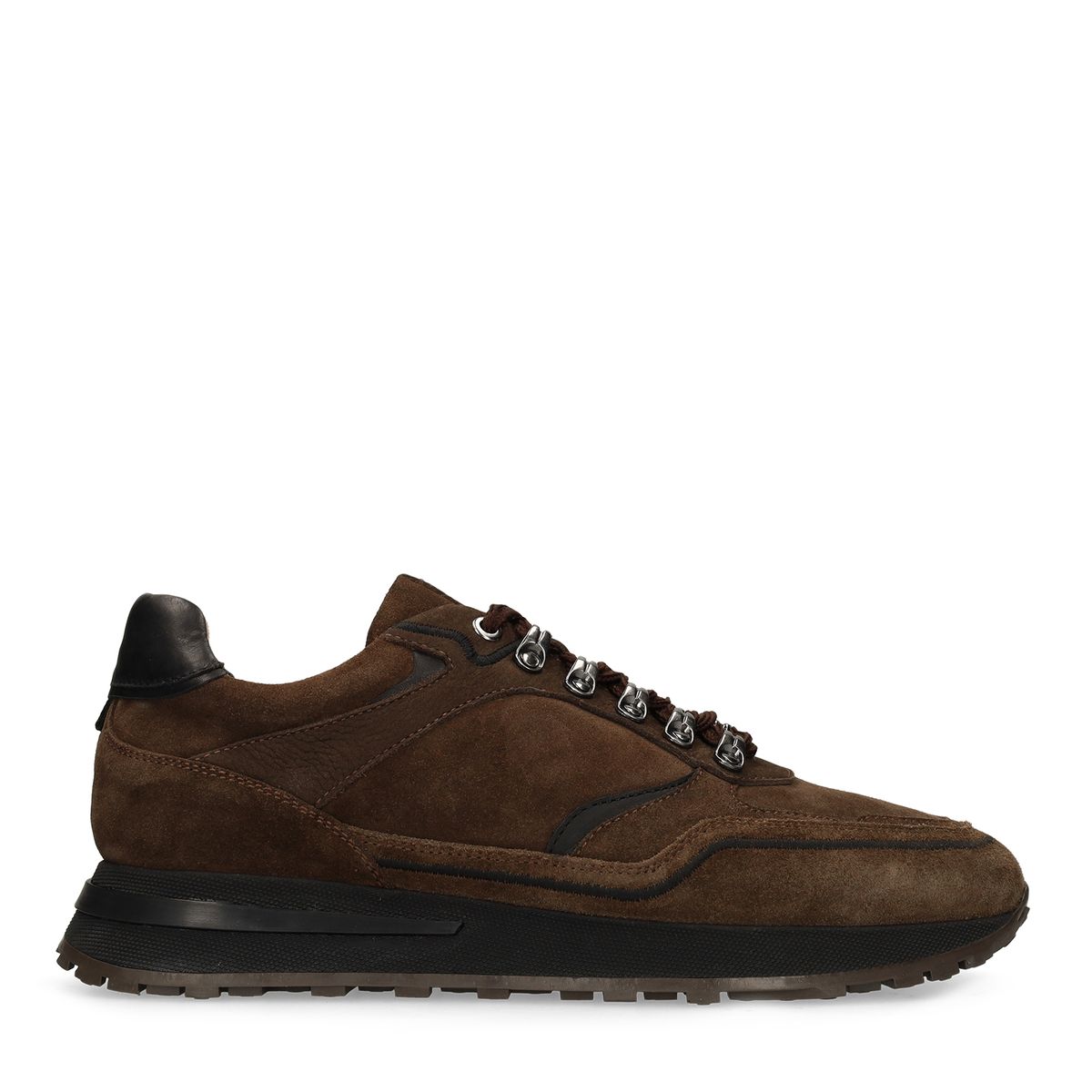 Bruine suède sneakers