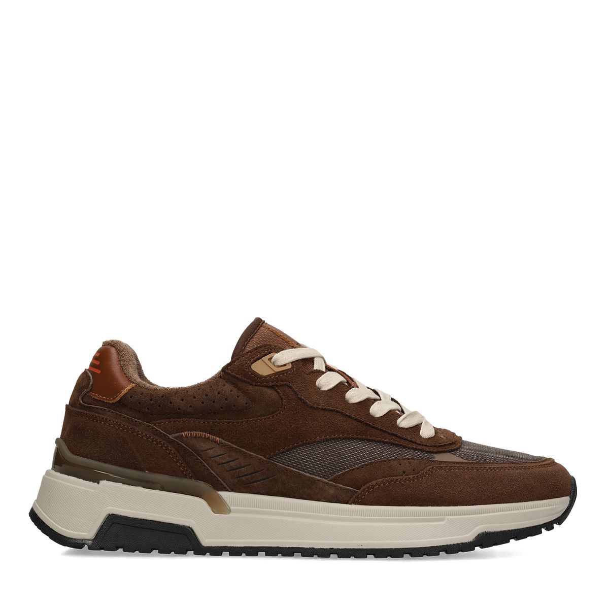 Bruine suède sneakers