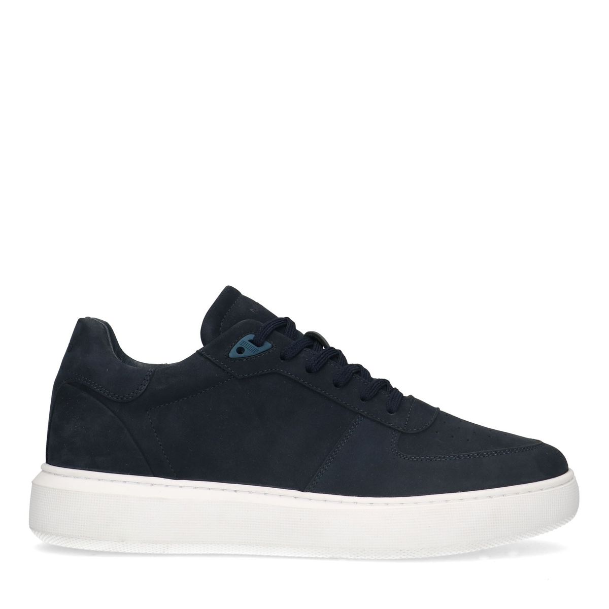 Blauwe nubuck sneakers