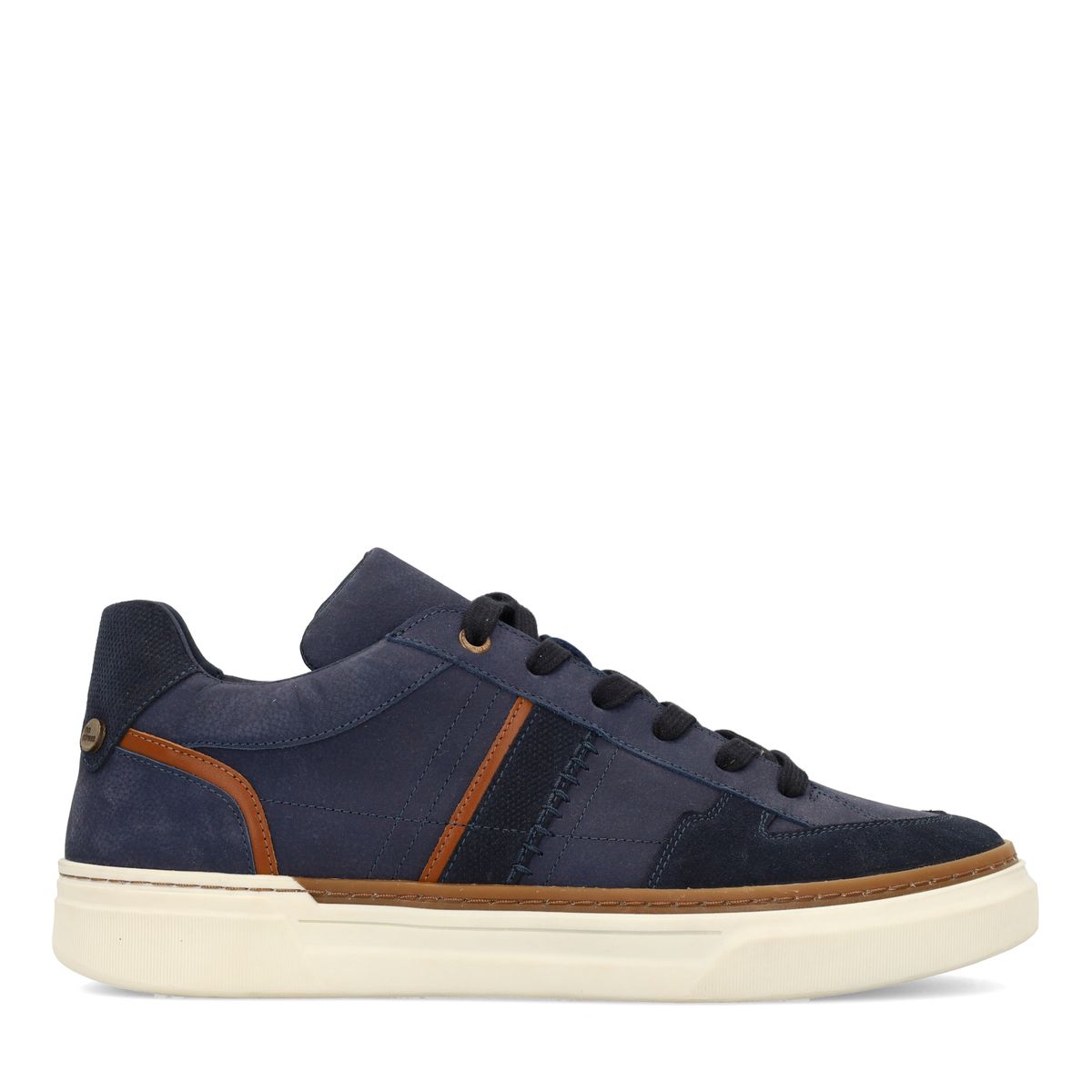 Blauwe nubuck sneakers