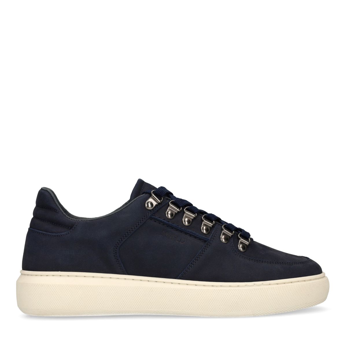 Donkerblauwe nubuck sneakers